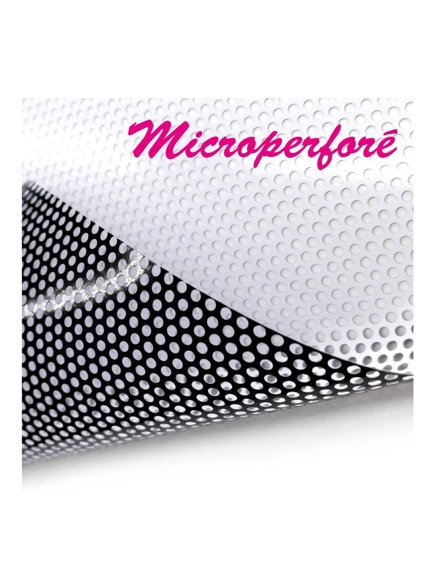 Adhésif - Microperforé - Grand Format et Signalétique - PrintRollup By Agraf'Maq